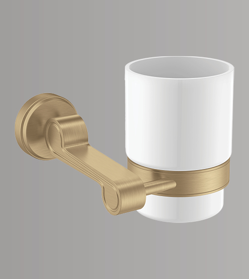 Brass Tumbler Holder – Aquant India